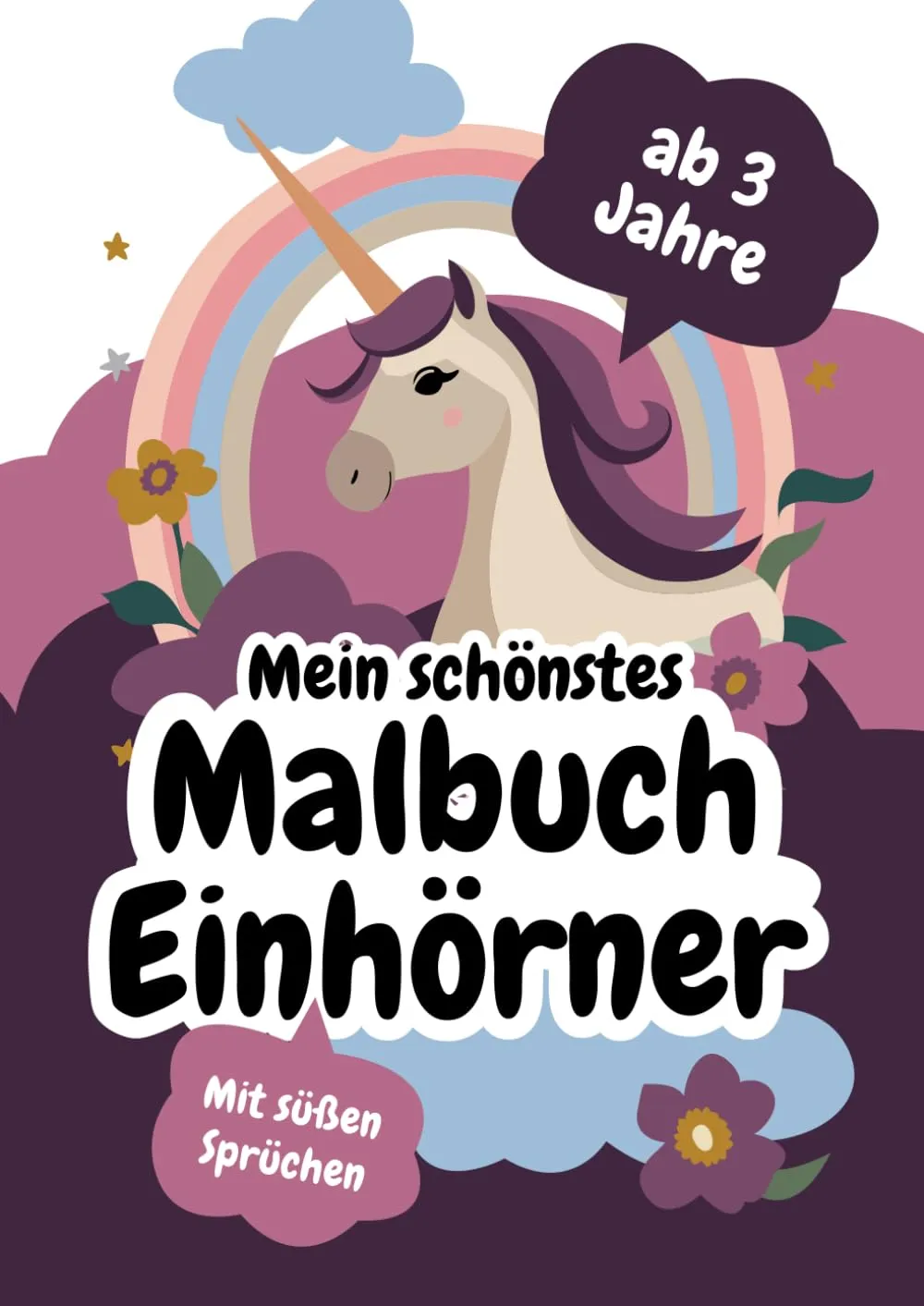 Das Einhorn Malbuch für starke Mädchen