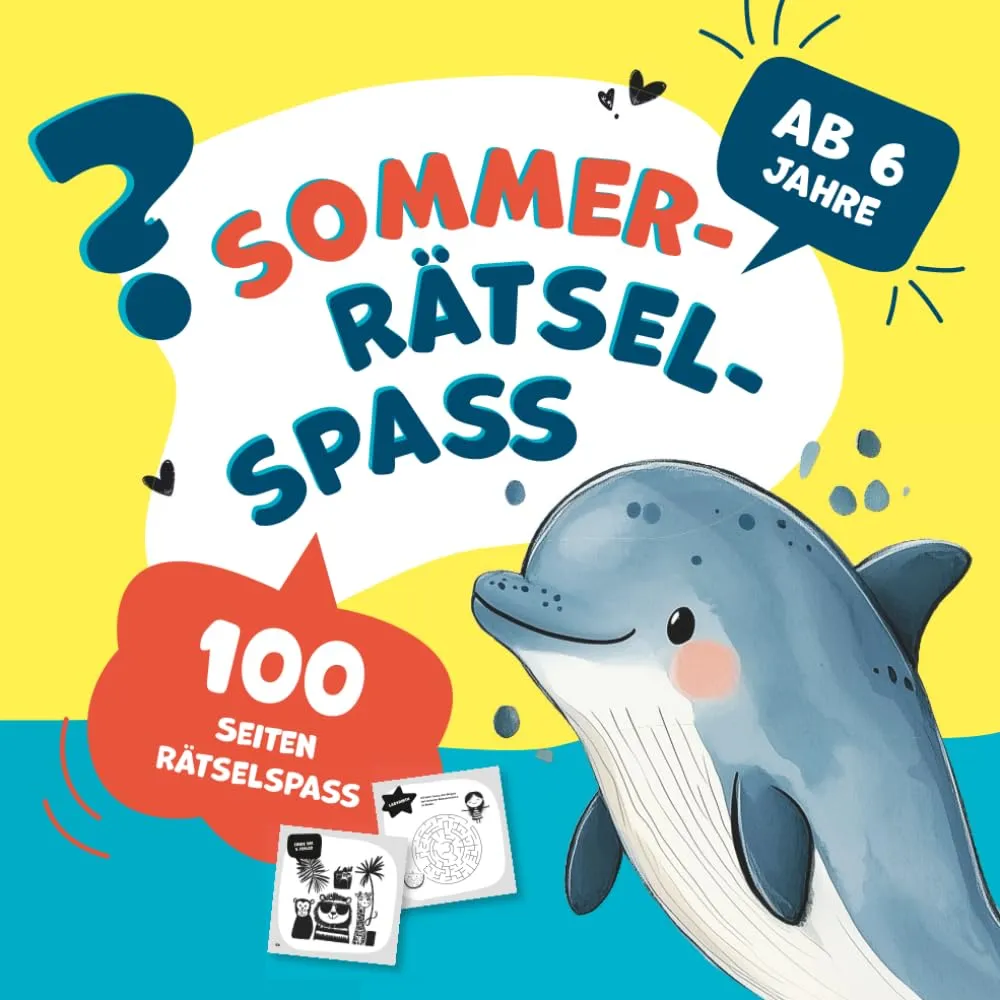 Großes Sommer-Rätselbuch ab 6