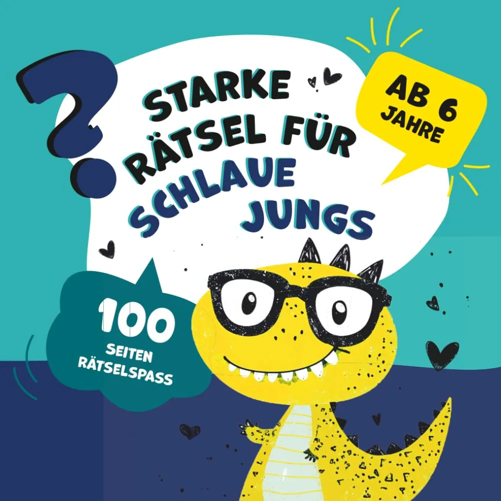 Das große Rätselbuch für Jungs ab 6 Jahren